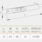 İTMELİ GÖMME SÜRGÜ-32327