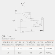 OVAL CERMAN MENTEŞE (YÖNSÜZ)-32120