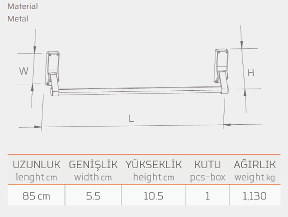 PANİK BAR KİLİDİ-342